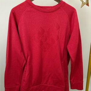The North Face Red Crewneck Sweatshirt XL Pullover Logo Fleece